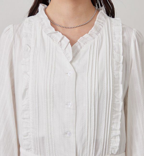  「コットンフリルワンピース」|ワンピース|