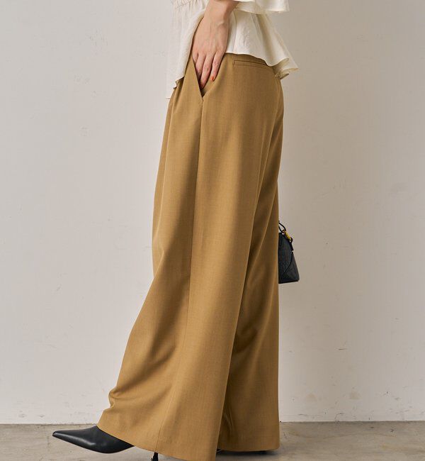  「3タックワイドパンツ」|チノ|
