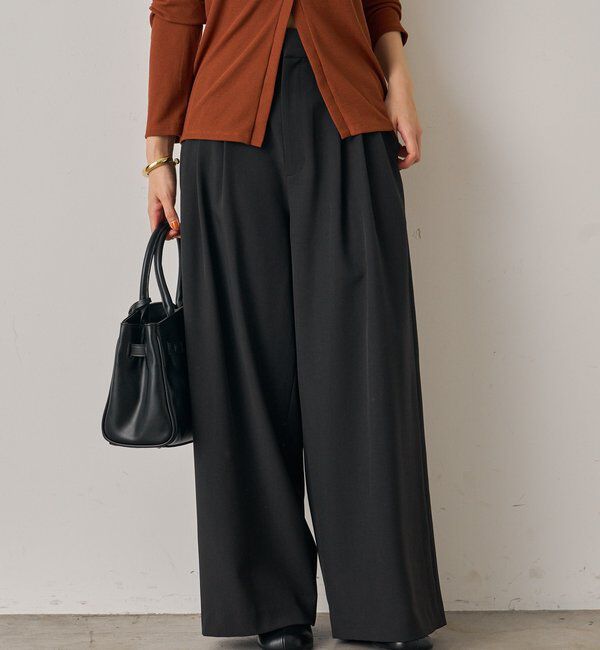  「3タックワイドパンツ」|チノ|