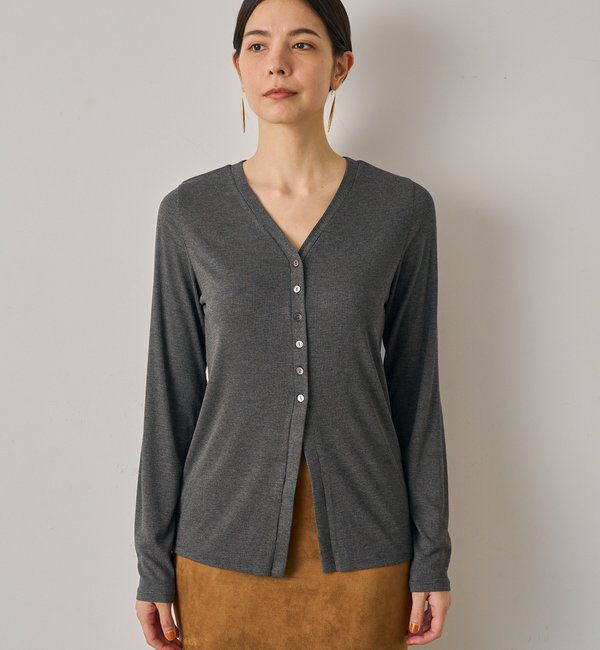  「チャームVカットカーデ」|Tシャツ・カットソー|