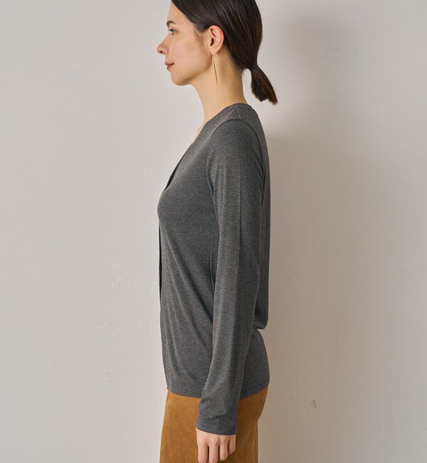  「チャームVカットカーデ」|Tシャツ・カットソー|