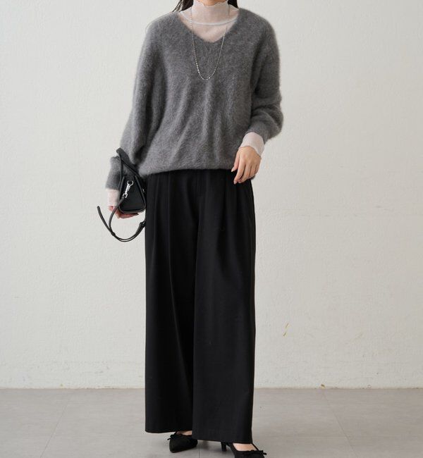  「FURカシミヤVニット」|ニット・セーター|