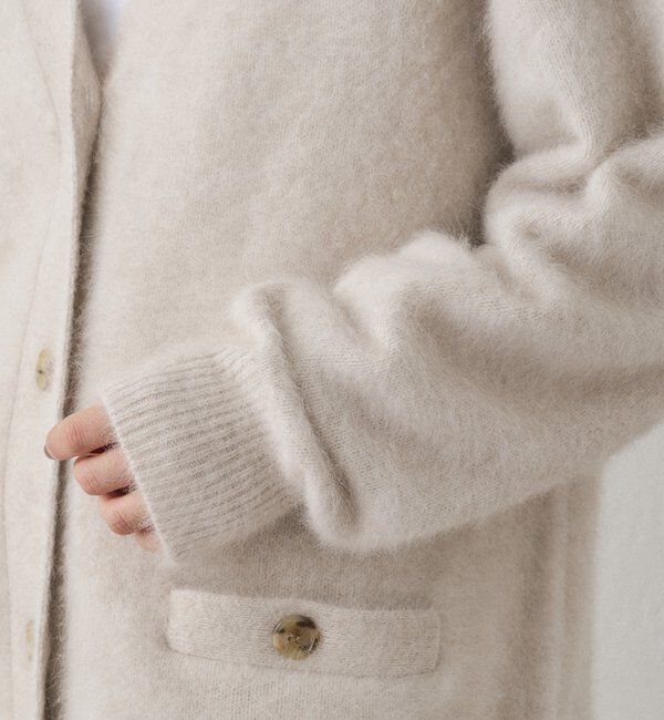  「FURカシミヤニットカーデ」|ニット・セーター|