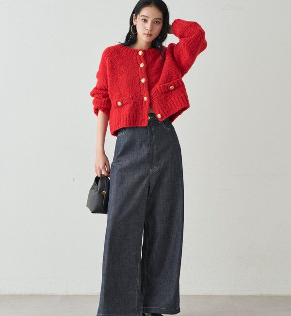  「【20周年限定】 ハイウエストデニムパンツ」|デニム|