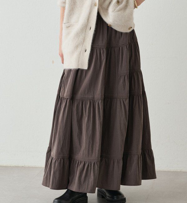  「ギャザーティアードスカート」|スカート|