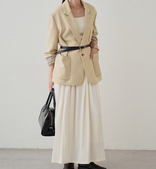  「フェイクスウェードジャケット」|ベスト・ジレ|