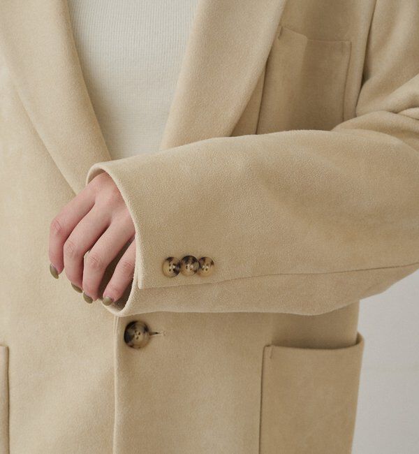  「フェイクスウェードジャケット」|ベスト・ジレ|