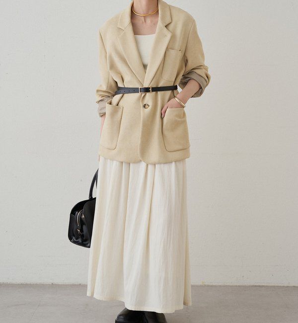  「フェイクスウェードジャケット」|ベスト・ジレ|