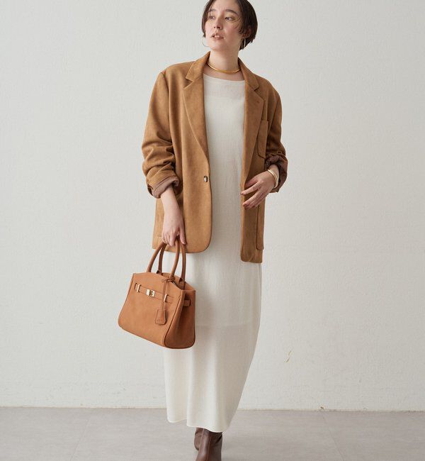  「フェイクスウェードジャケット」|ベスト・ジレ|