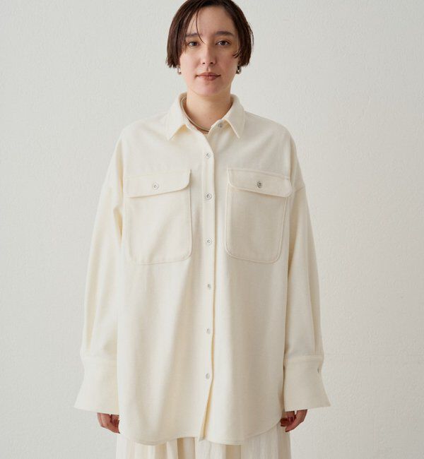  「ウールオーバーシャツ」|シャツ・ブラウス|