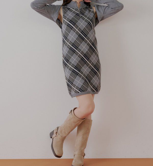  「2wayロング丈エンジニアブーツ」|ロングブーツ|