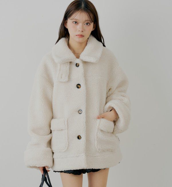  「2wayスタンドムートンルーズジャケット」|その他|