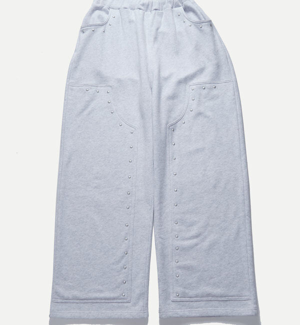  「スタッズ裏毛デザインパンツ / 【新色グレー追加】」|チノ|