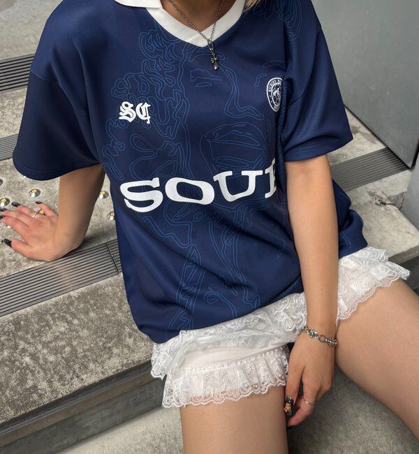  「【SOUR CREAM/サワークリーム】モンローサッカーユニフォームTEE」|Tシャツ・カットソー|