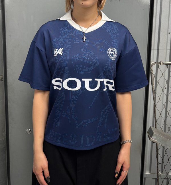  「【SOUR CREAM/サワークリーム】モンローサッカーユニフォームTEE」|Tシャツ・カットソー|