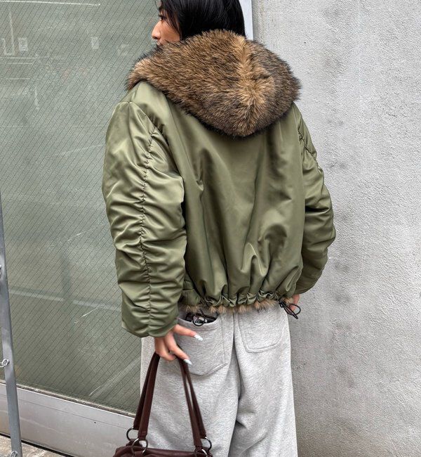  「【お気に入りNO.1】2WAY REVERSIBLE FUR BLOUSON 」|ブルゾン・スタジャン|