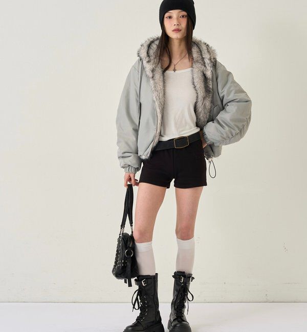  「【お気に入りNO.1】2WAY REVERSIBLE FUR BLOUSON 」|ブルゾン・スタジャン|