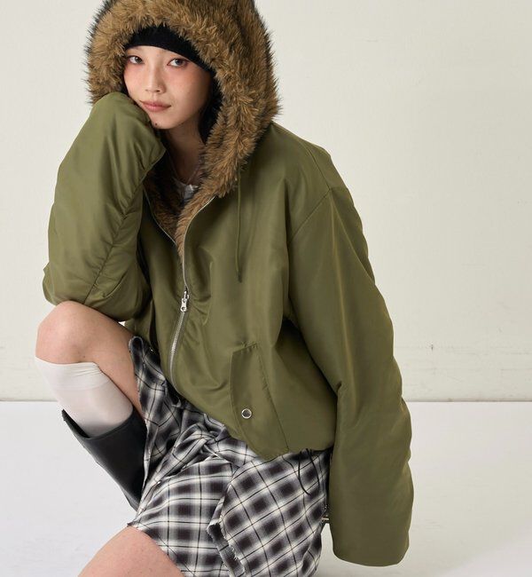  「【お気に入りNO.1】2WAY REVERSIBLE FUR BLOUSON 」|ブルゾン・スタジャン|