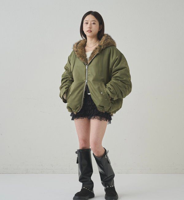  「【お気に入りNO.1】2WAY REVERSIBLE FUR BLOUSON 」|ブルゾン・スタジャン|