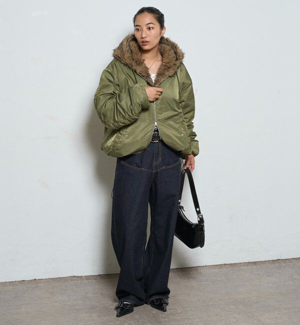  「【お気に入りNO.1】2WAY REVERSIBLE FUR BLOUSON 」|ブルゾン・スタジャン|