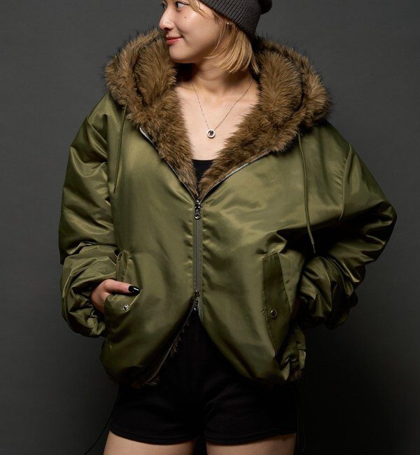  「【お気に入りNO.1】2WAY REVERSIBLE FUR BLOUSON 」|ブルゾン・スタジャン|