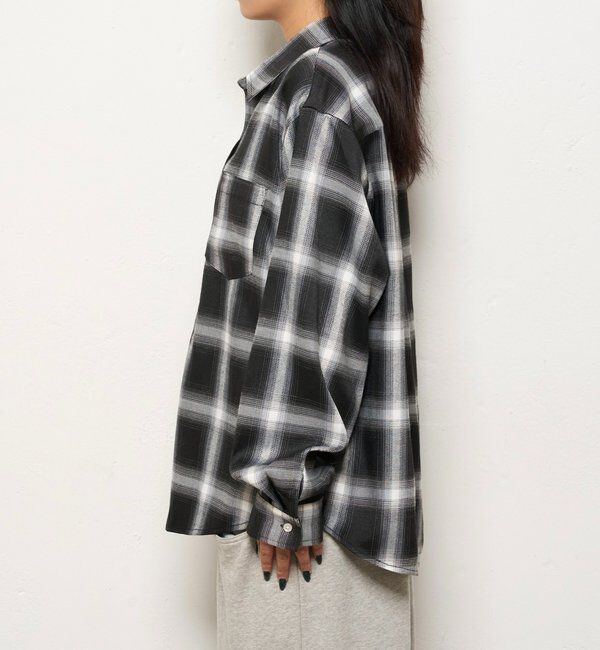 「KOOKYNオンブレチェックシャツ」|シャツ・ブラウス|