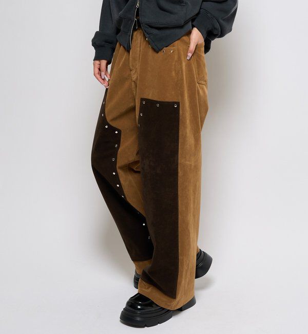  「SUEDE DOUBLE KNEE PANTS/スウェードダブルニーパンツ」|チノ|