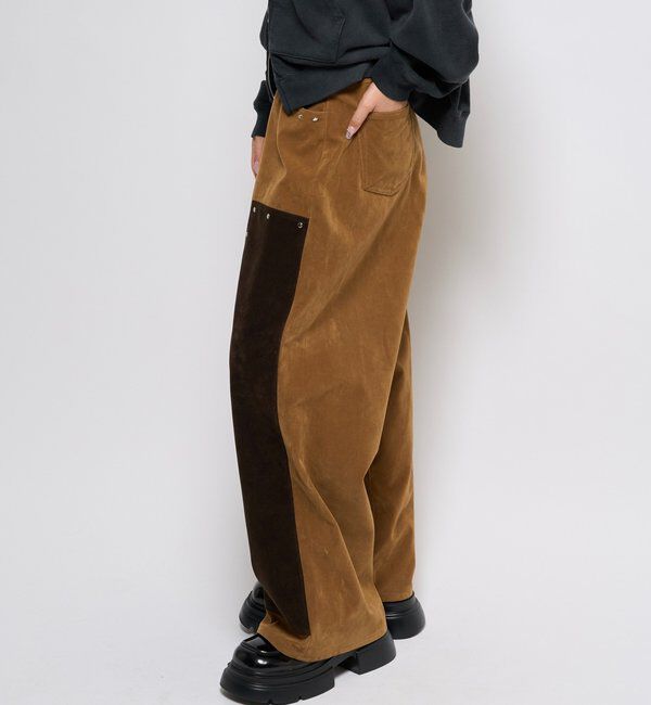  「SUEDE DOUBLE KNEE PANTS/スウェードダブルニーパンツ」|チノ|