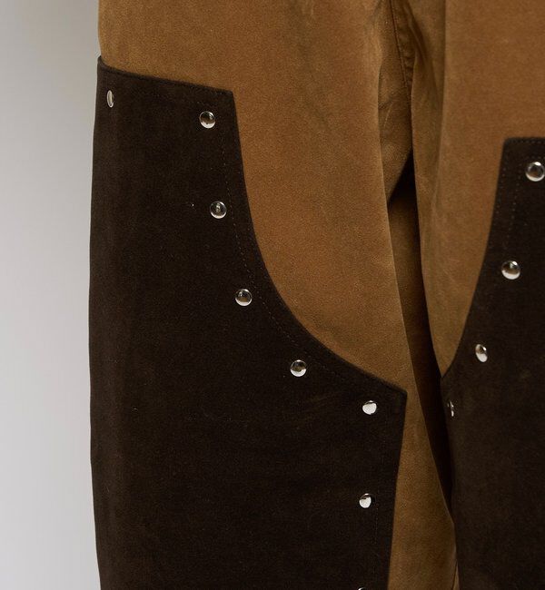  「SUEDE DOUBLE KNEE PANTS/スウェードダブルニーパンツ」|チノ|