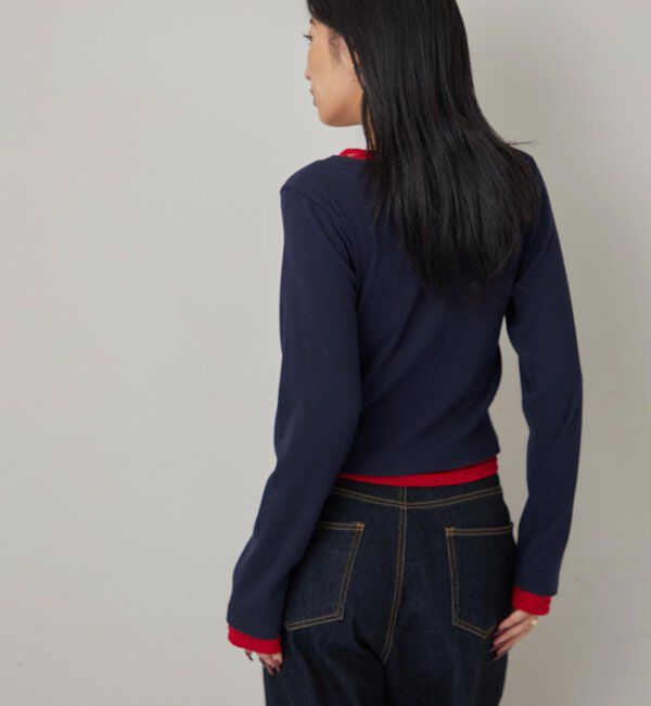  「LAYERED HENLEY TOPS」|Tシャツ・カットソー|