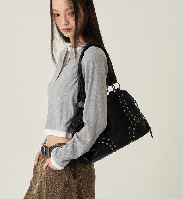  「LAYERED HENLEY TOPS」|Tシャツ・カットソー|