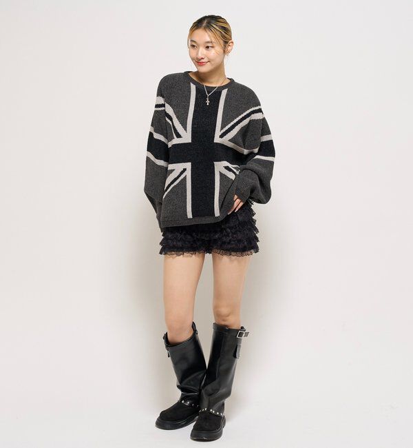  「UNION JACK KNIT」|カーディガン|