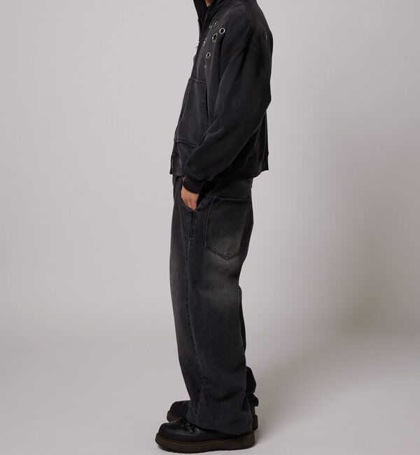  「EYELET ZIP HOODIE」|パーカー|