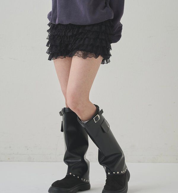  「LACE SHORTS/レースショートパンツ」|チノ|