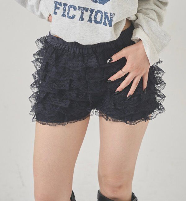  「LACE SHORTS/レースショートパンツ」|チノ|