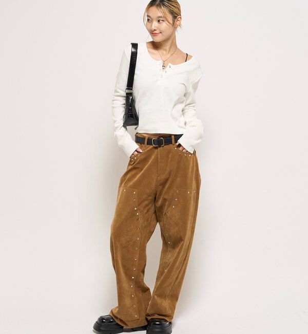  「RING DOT L/S TOPS」|Tシャツ・カットソー|