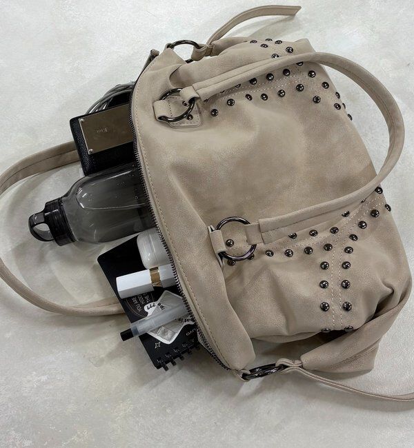  「STUDDED SHOULDER BAG/スタッズショルダーバッグ」|トートバッグ|