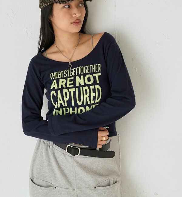  「MESSAGE LOGO KNIT」|ニット・セーター|