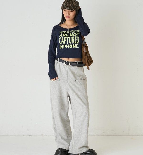  「MESSAGE LOGO KNIT」|ニット・セーター|