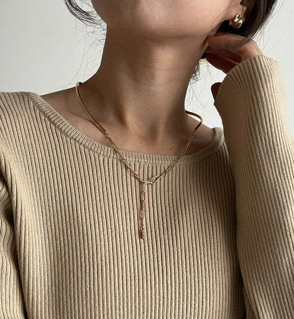  「〈GOLDY/ゴールディ〉チェーンMIXウェーブチョーカー」|リング|