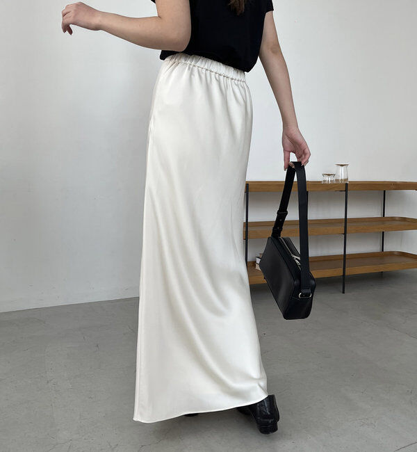  「【新色/ブラウン】バイアススカート」|スカート|