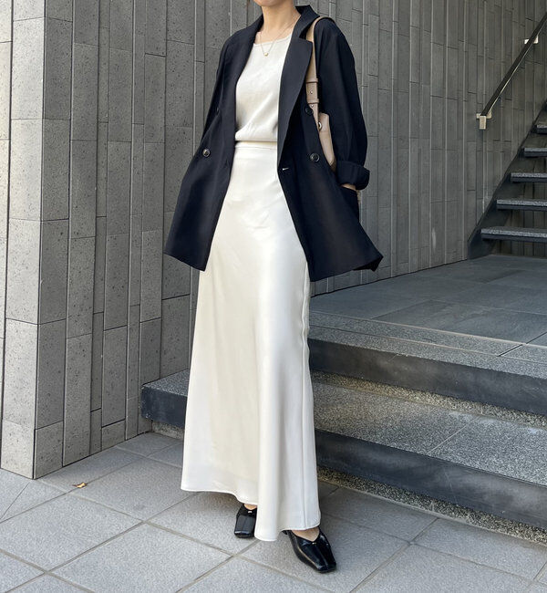  「【新色/ブラウン】バイアススカート」|スカート|