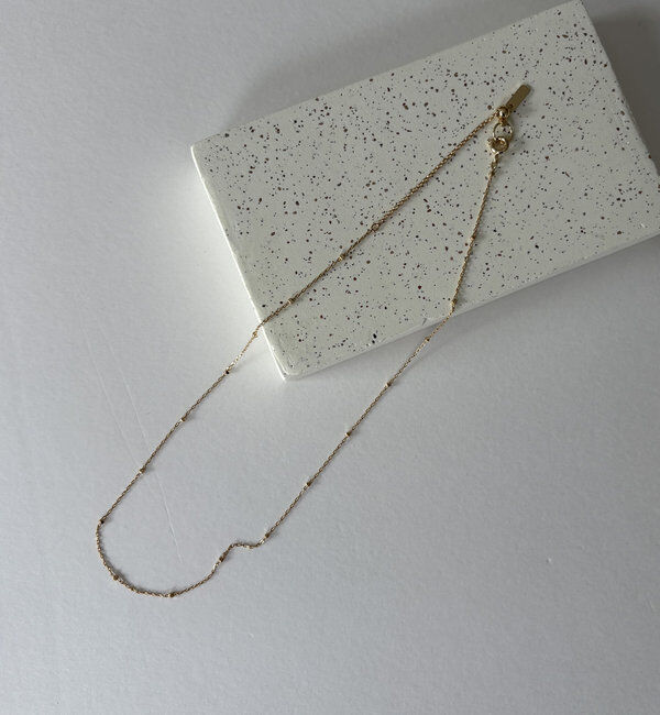  「〈GOLDY/ゴールディ〉ビーズスキンネックレス」|リング|