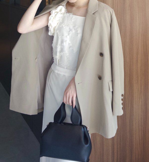  「【全骨格細見え◎】Wテーラージャケット」|テーラードジャケット|