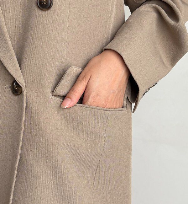  「【全骨格細見え◎】Wテーラージャケット」|テーラードジャケット|