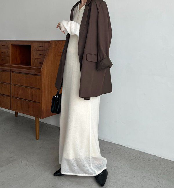  「【全骨格細見え◎】Wテーラージャケット」|テーラードジャケット|