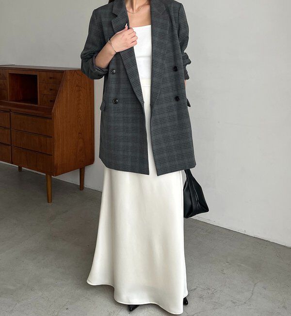  「【全骨格細見え◎】Wテーラージャケット」|テーラードジャケット|