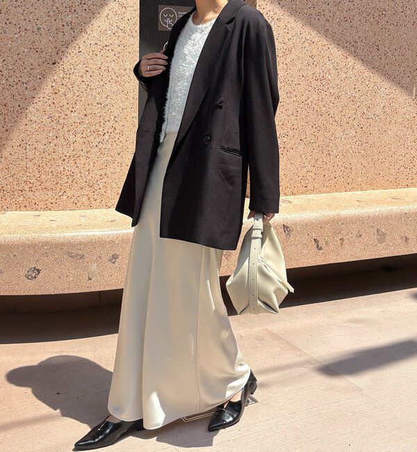  「【全骨格細見え◎】Wテーラージャケット」|テーラードジャケット|