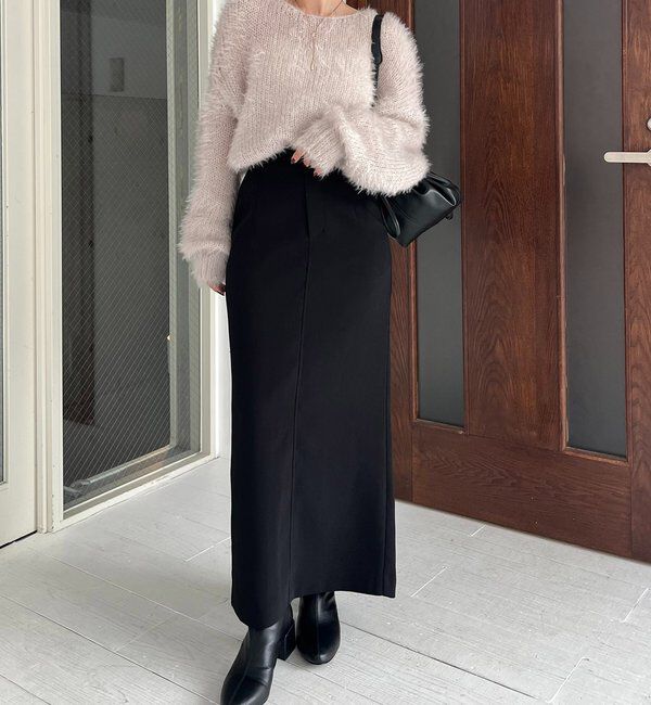  「フェザーラウンドプルオーバー」|ニット・セーター|