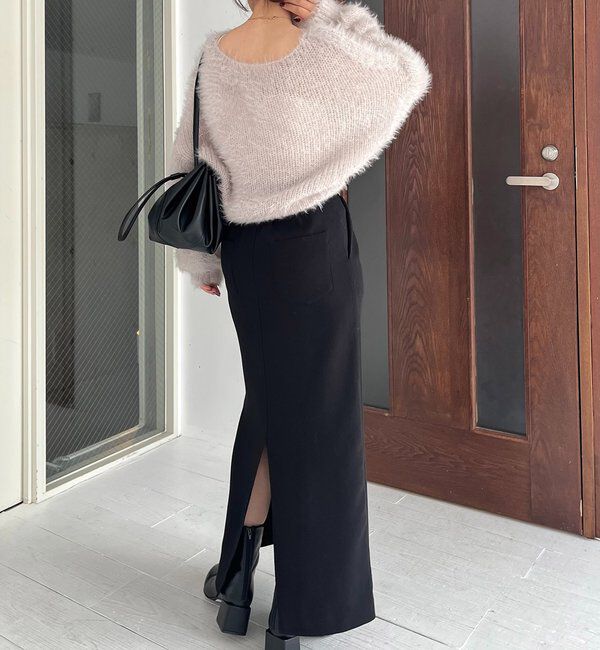  「フェザーラウンドプルオーバー」|ニット・セーター|